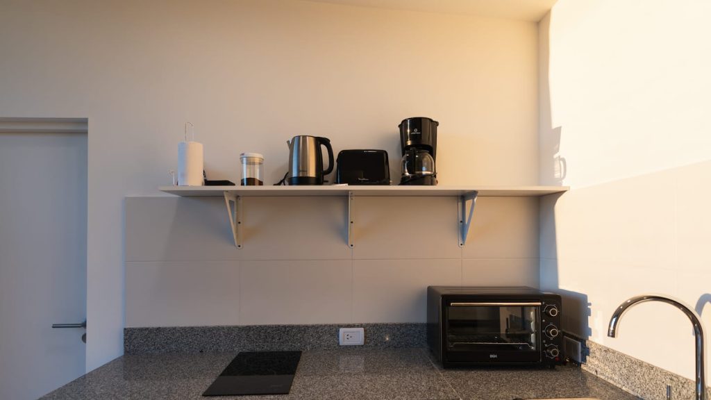 Increíble departamento con vista al lago – Kitchenette